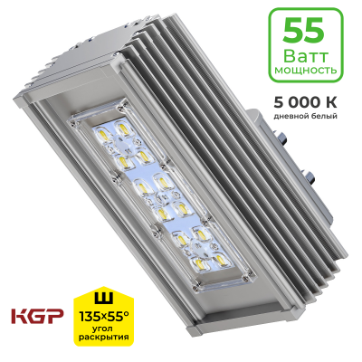 Уличный светодиодный светильник IO-STREET55 (S55S-5KKGPOSSH135x55)